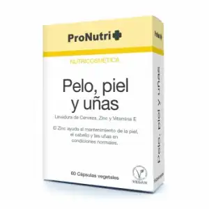 Complemento alimenticio para pelo, piel y uñas en cápsulas ProNutri 60 ud.