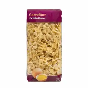 Farfalle al huevo Carrefour 500 g.