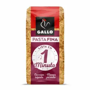 Pasta fideo fina Gallo 400 g.