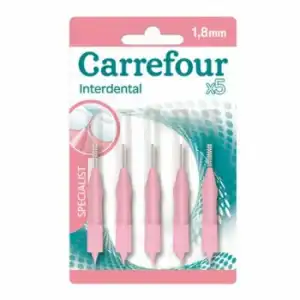 Cepillo interdental 1,8mm Carrefour 5 ud.