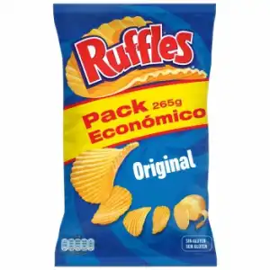 Patatas fritas original Ruffles 265 g.