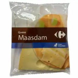 Queso maasdam Carrefour 375 g.