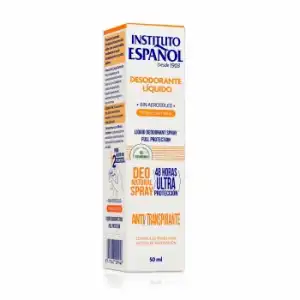 Desodorante liquido en spray antitranspirante Instituto Español 50 ml.