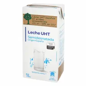 Leche semidesnatada brik 1 l.