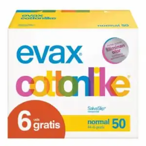 Protegeslip Cottonlike normal Evax 44 ud.