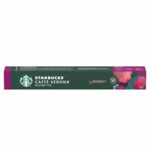 Café Verona en cápsulas Starbucks compatible con Nespresso 10 ud.