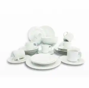 Conjunto Vajilla de Porcelana CARREFOUR HOME 32 ud