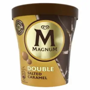 Helado de caramelo salado Double Magnum 440 ml.