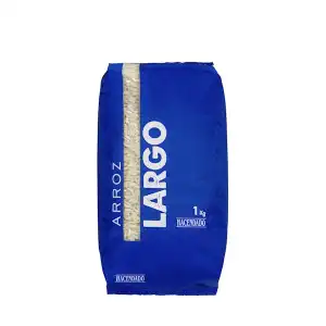 Arroz largo Hacendado Paquete 1 kg