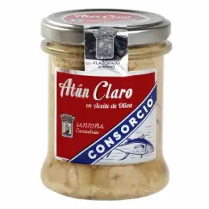 Atún claro en aceite de oliva Consorcio 135 g.