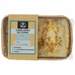 Canelones tradicionales Carrefour 350 g