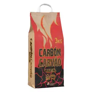 Carbón vegetal Bosque Verde Paquete 3 kg