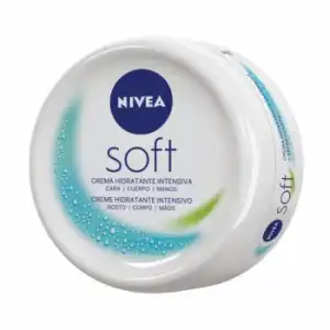 Crema hidratante intensiva multiuso Nivea Soft mini formato de viaje 50 ml.