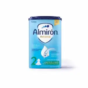 Leche infantil de continuación desde 6 meses en polvo Almirón Advance 2 sin aceite de palma lata 800 g.