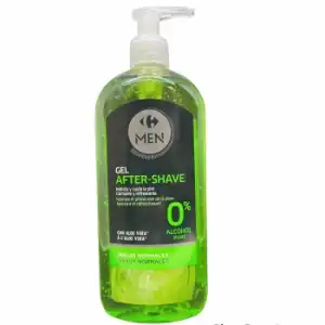 After shave gel aloe vera Carrefour Men 400 ml.