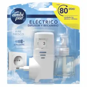 Ambientador eléctrico aire fresco aparato y recambio Ambi Pur 1 ud.