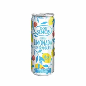 Limonada con frambuesa Don Simón lata 33 cl.