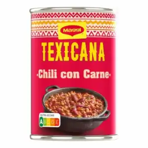 Chili con carne Texicana Maggi sin gluten 425 g.