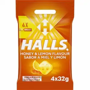 Caramelos sabor miel y limón Halls 128 g.