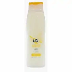 Champú nutritivo para cabello seco Carrefour Soft 750 ml.