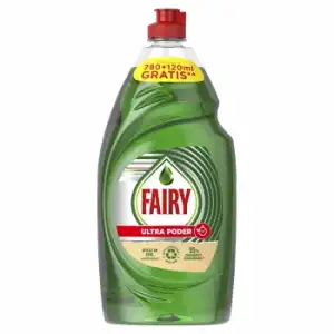 Lavavajillas a mano ultra poder Fairy 780 ml.