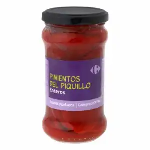 Pimiento del piquillo entero Carrefour 225 g.