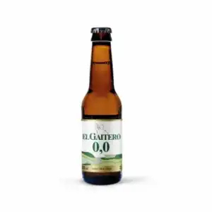 Sidra El Gaitero sin alcohol sin gluten botella 25 cl.