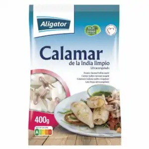 Calamar de la India limpio 400 g