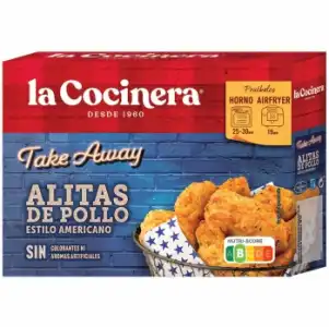 Alitas de pollo estilo americano La Cocinera 400 g