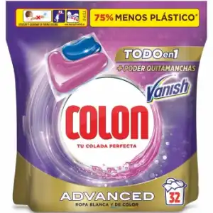 Detergente en cápsulas Vanish Ultra Colon 32 ud.