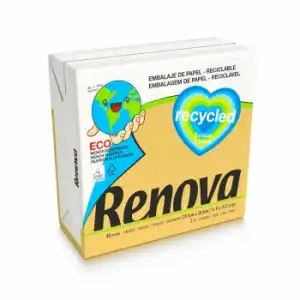 Servilletas 2 Capas RENOVA Recycled 40 ud - Blanca