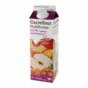 Zumo multifrutas exprimido Carrefour brik de 1 l.