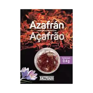 Azafrán hebra Hacendado Paquete 0.0004 100 g