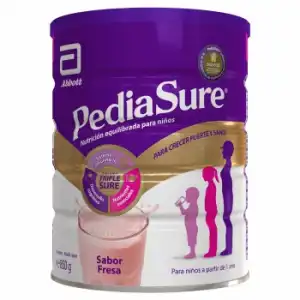 Complemento alimenticio desde 12 meses sabor fresa Pediasure 850 g.