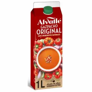 Gazpacho original con aceite de oliva virgen extra Alvalle 1 l.