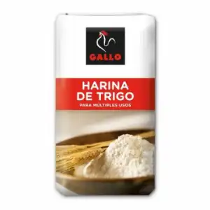 Harina de trigo Gallo 1 kg.