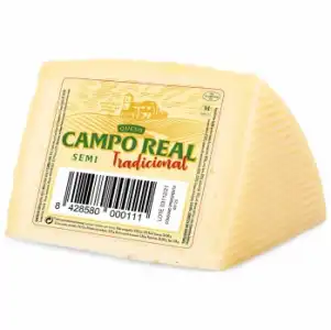 Queso de mezcla semicurado tradicional Campo Real cuña de 250 g