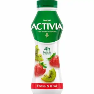 Bífidus líquido de fresa y kiwi Danone Activia 280 g.