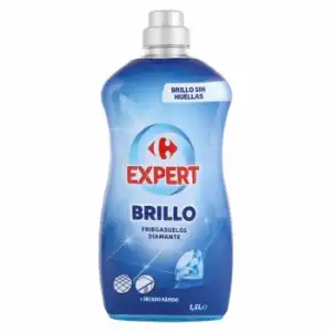 Fregasuelos diamante Brillo Carrefour Expert 1,5 l.