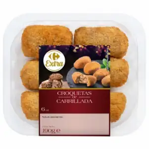 Croquetas de carrillada Carrefour Extra 190 g.