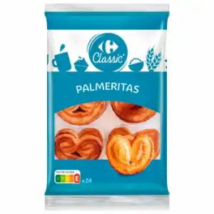 Palmeritas Classic' Carrefour sin lactosa 270 g.