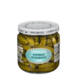 Pepinillos pequeños Hacendado Tarro 0.42 kg