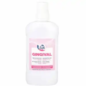 Enjuague Bucal Gingival Carrefour Soft 500 ml.