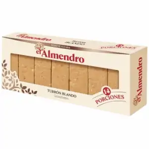 Turrón blando en porciones El Almendro 420 g.