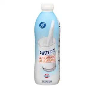 Bebida láctea natural azucarada Hacendado Botella 1 kg