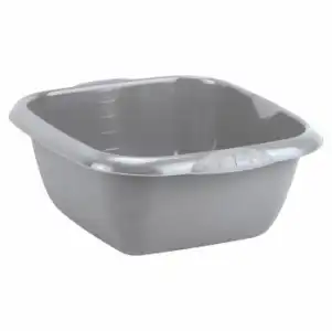 Barreño de agua de Plástico Carrefour 10 Litros - Plata