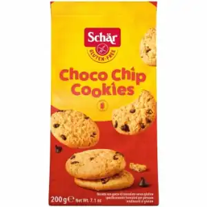 Galletas con pepitas de chocolate Schär sin gluten 200 g.