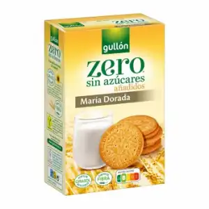 Galletas María dorada sin azúcares añadido Zero Gullón 400 g.