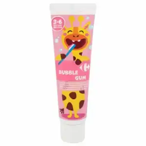 Dentífrico para niños de 3-6 años sabor chicle Carrefour 50 ml.