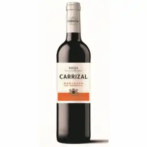 Vino tinto madurado 6 meses en bodega Carrizal D.O.Ca Rioja 75 cl.